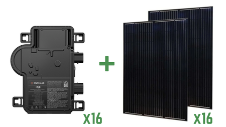 5 kW DIY Solar Panel Kit w/ SunSpark 330W Panels + Enphase Microinverters