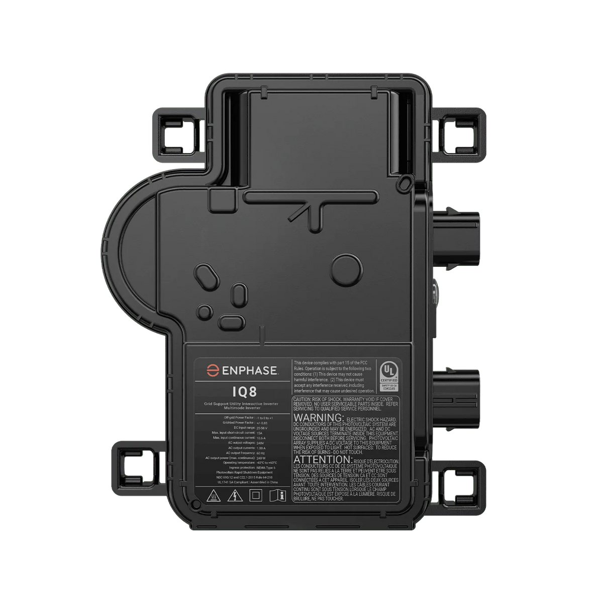 ユニバーサルインベーダー Enphase Microinverter IQ8-60-2-US | GoGreenSolar