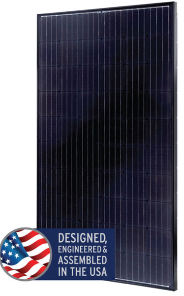 Mission Solar 345 Watt Mono 60 Cell All Black