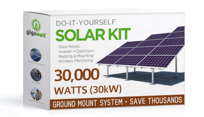 30kW Solar Panel Ground Mount Installation Kit