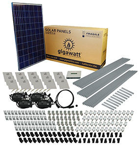 6kW DIY Solar Panel Kit with Microinverters (6000 Watt)