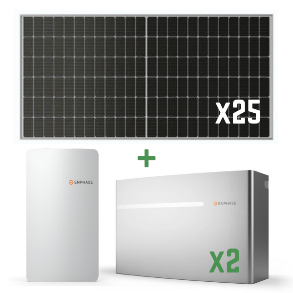 10.0 kW Solar Kit with Enphase Microinverters and 20 kWh Encharge Lithium Battery