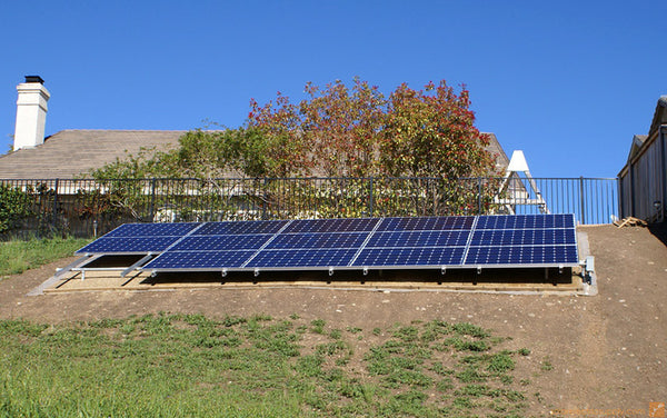 3kW Ground Mount Solar Panel Kit | GoGreenSolar