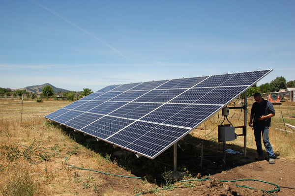Ground Mount Kit for 20 solar panels IronRidge