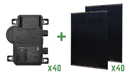 13 kW DIY Solar Panel Kit w/ SunSpark 330W Panels + Enphase Microinverters