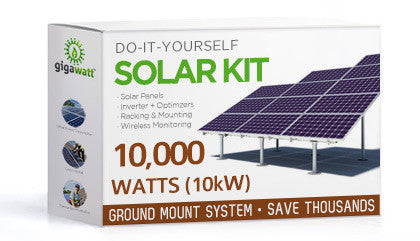 10kW Ground Mount Solar Panel Kit | GoGreenSolar