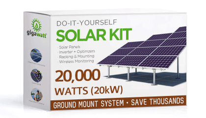 20kW Solar Panel Ground Mount Installation Kit