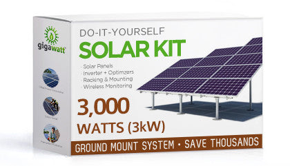 3kW Solar Panel Ground Mount Installation Kit