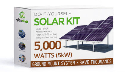 5kW Solar Panel Ground Mount Installation Kit